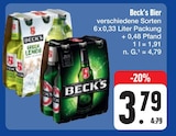 Aktuelles Bier Angebot bei E center in Würzburg ab 3,79 €