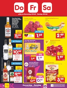 Whiskey im Netto Marken-Discount Prospekt "Aktuelle Angebote" mit 56 Seiten (Heidelberg)
