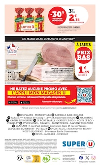 Promotion Vêtements Femme dans le prospectus Super U, valable du 20/01/2026 au 01/02/2026 Promo Vêtements Femme dans le catalogue Super U du moment à la page 36