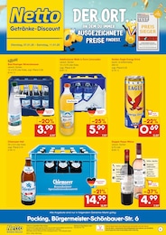 Netto Marken-Discount Prospekt für Pocking: "DER ORT, AN DEM DU IMMER AUSGEZEICHNETE PREISE FINDEST.", 2 Seiten, 06.01.2025 - 11.01.2025