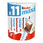 Barres Chocolatées Lait - KINDER MAXI - Carrefour Market à Nice Barres Chocolatées Lait - KINDER MAXI en promo chez Carrefour Market Nice à 3,83 €