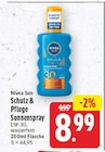 Schutz & Pflege Sonnenspray von Nivea Sun für 8,99 € bei E center im Angebot Schutz & Pflege Sonnenspray von Nivea Sun im aktuellen E center Prospekt