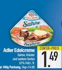 Edelcreme Sahne von Adler im aktuellen EDEKA Prospekt für 1,49 €