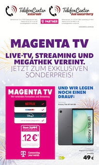 Aktueller Telefon Center Bad Lauterberg Prospekt (Herzberg (Harz), 8 Seiten zum blättern Telefon Center Bad Lauterberg Prospekt MAGENTA TV mit 8 Seiten