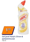 Gel javel citron & pamplemousse - HARPIC en promo chez Action Périgueux à 1,18 €