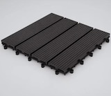 Dalle de jardin en composite anthracite 300 X 300 X 22 mm à Brico Dépôt dans Champdeuil