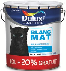 Peinture murs et plafonds mat 10 L + 2L gratuits à Mr Bricolage dans Saintes Peinture murs et plafonds mat 10 L + 2L gratuits à Mr Bricolage dans Saintes