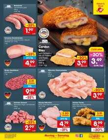 Fleisch im Netto Marken-Discount Prospekt "Aktuelle Angebote" mit 63 Seiten (Würzburg)