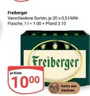 Freiberger im Angebot bei GLOBUS in Chemnitz Freiberger Angebote bei GLOBUS Chemnitz für 10,00 €