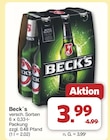 famila Nordwest Ganderkesee - Beck's Angebot im Prospekt Beck's bei famila Nordwest im Ganderkesee Prospekt für 3,99 €