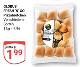 Pizzabrötchen im Angebot bei GLOBUS in Willich Pizzabrötchen Angebote von GLOBUS FRESH 'N' GO bei GLOBUS Willich für 1,99 €