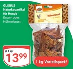 GLOBUS Homburg - Naturkauartikel für Hunde Entenbrust Angebot im Prospekt Naturkauartikel für Hunde Entenbrust bei GLOBUS im Homburg Prospekt für 13,99 €