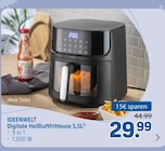 Digitale Heißluftfritteuse im Rossmann Prospekt Digitale Heißluftfritteuse von IDEENWELT im aktuellen Rossmann Prospekt für 29,99 €