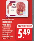 Hamburger vom Rind von GUT&GÜNSTIG für 5,49 € bei EDEKA im Angebot Hamburger vom Rind von GUT&GÜNSTIG im aktuellen EDEKA Prospekt