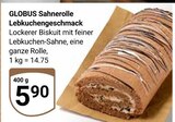 Sahnerolle Lebkuchengeschmack im Angebot bei GLOBUS in Gotha Sahnerolle Lebkuchengeschmack Angebote von Globus bei GLOBUS Gotha für 5,90 €