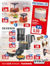 Kaffeevollautomat im Kaufhaus Stolz Prospekt in Wismar Aktueller Kaufhaus Stolz Prospekt mit Kaffeevollautomat, "STOLZ. Das Kaufhaus im Norden.", Seite 7