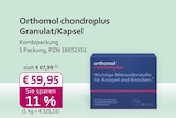 Orthomol chondroplus Granulat/Kapsel bei mea - meine apotheke im Prospekt "" für 59,95 €