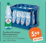 Mineralwasser von Franken Brunnen im aktuellen tegut Prospekt für 5,49 €