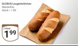 Laugenbrötchen von Globus für 1,99 € bei GLOBUS im Angebot Laugenbrötchen von Globus im aktuellen GLOBUS Prospekt