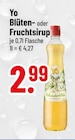 Blüten- oder Fruchtsirup von Yo im aktuellen Trinkgut Prospekt für 2,99 €