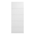 Porte coulissante MDF blanc mat LOR - H. 204 x l. 93 x ep. 3,5 cm - Brico Dépôt à Pau Porte coulissante MDF blanc mat LOR - H. 204 x l. 93 x ep. 3,5 cm en promo chez Brico Dépôt Pau à 155,00 €