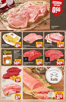 Fleisch im REWE Prospekt "Dein Markt" mit 36 Seiten (Jena)