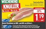 Seelachsfilet Angebote bei E center Koblenz für 1,19 €