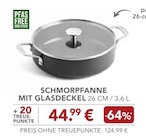 Schmorpfanne mit Glasdeckel im EDEKA Prospekt Schmorpfanne mit Glasdeckel im aktuellen EDEKA Prospekt für 44,99 €