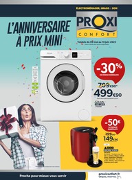 Prospectus Proxi Confort à Grenoble, "L'anniversaire à prix mini", 4 pages, 09/05/2023 - 10/06/2023