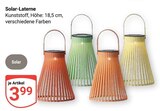 Solar-Laterne Angebote von Solar bei GLOBUS Saarlouis für 3,99 €