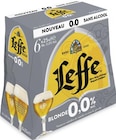Bière Blonde sans alcool 0,0% vol. - LEFFE dans le catalogue Géant Casino