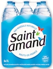 Eau Minérale Naturelle - Saint Amand en promo chez Super U Saint-Denis à 1,44 €