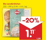 Netto Marken-Discount Oberding - Bio Landbrötchen Angebot im Prospekt Bio Landbrötchen bei Netto Marken-Discount im Oberding Prospekt für 1,11 €