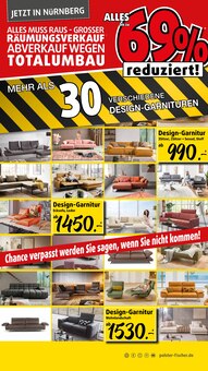 Sitzmöbel im Polstermöbel Fischer Prospekt "RÄUMUNGSVERKAUF" mit 11 Seiten (Nürnberg)