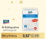 Aktuelles H-Schlagsahne Angebot bei Metro in Essen ab 0,98 €