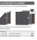 Holz-Zentrum Theile - SYSTEM WPC PLATINUM Angebot im Prospekt SYSTEM WPC PLATINUM bei Holz-Zentrum Theile im Prospekt "" für 199,00 €