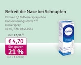 Aktuelles Otriven 0,1 % Dosierspray ohne Konservierungsstoffe Angebot bei mea - meine apotheke in Neuss ab 4,70 €