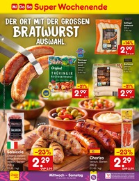 Netto Marken-Discount Bratwurst im Prospekt 