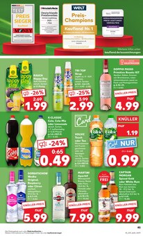 Cola im Kaufland Prospekt "Hier bin ich richtig" mit 60 Seiten (München)