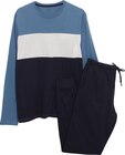Pyjama color block homme - TEX en promo chez Carrefour Pyjama color block homme - TEX dans le catalogue Carrefour