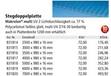 Stegdoppelplatte für 176,40 € bei Holz Possling im Angebot Stegdoppelplatte im aktuellen Holz Possling Prospekt