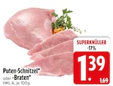 Puten-Schnitzel im aktuellen Prospekt bei EDEKA in Beutelsbach