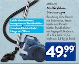 Multizyklon-Staubsauger von Ambiano für 49,99 € bei ALDI SÜD im Angebot Multizyklon-Staubsauger von Ambiano im aktuellen ALDI SÜD Prospekt