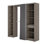 Dressing effet chêne grisé "EKLIPS 2"- H. 200 x L. 200 x P. 48 cm - Brico Dépôt à Dijon Dressing effet chêne grisé "EKLIPS 2"- H. 200 x L. 200 x P. 48 cm en promo chez Brico Dépôt Dijon à 139,00 €