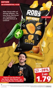 Chips im aktuellen Kaufland Prospekt (Ulm) Chips im Kaufland Prospekt "Aktuelle Angebote" mit 58 Seiten (Ulm)