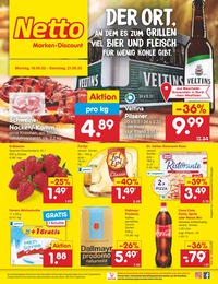 Netto Marken-Discount Prospekt für Bodenfelde mit 45 Seiten Netto Marken-Discount Prospekt für Bodenfelde: "DER ORT, AN DEM ES ZUM GRILLEN VIEL BIER UND FLEISCH FÜR WENIG KOHLE GIBT.", 45 Seiten, 16.05.2022 - 21.05.2022