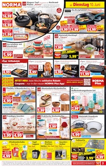 Norma Prospekt der aktuellen Woche, gĂŒltig von 10.06.2025 bis 14.06.2025 Aktueller Norma Prospekt "Mehr fĂŒrs Geld" mit 21 Seiten