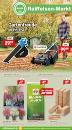 Raiffeisenmarkt Prospekt für Breddorf mit 8 Seiten Raiffeisenmarkt Prospekt für Breddorf: "Gartenfreude im Herbst", 8 Seiten, 02.10.2026 - 09.10.2026