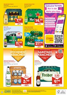 Bier im Netto Marken-Discount Prospekt "DER ORT, AN DEM DU IMMER AUSGEZEICHNETE PREISE FINDEST." mit 2 Seiten (Berlin)