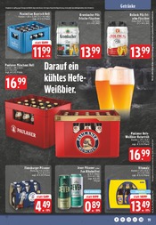 Bier im EDEKA Prospekt in Ochtrup Aktueller EDEKA Prospekt mit Bier, "Aktuelle Angebote", Seite 19